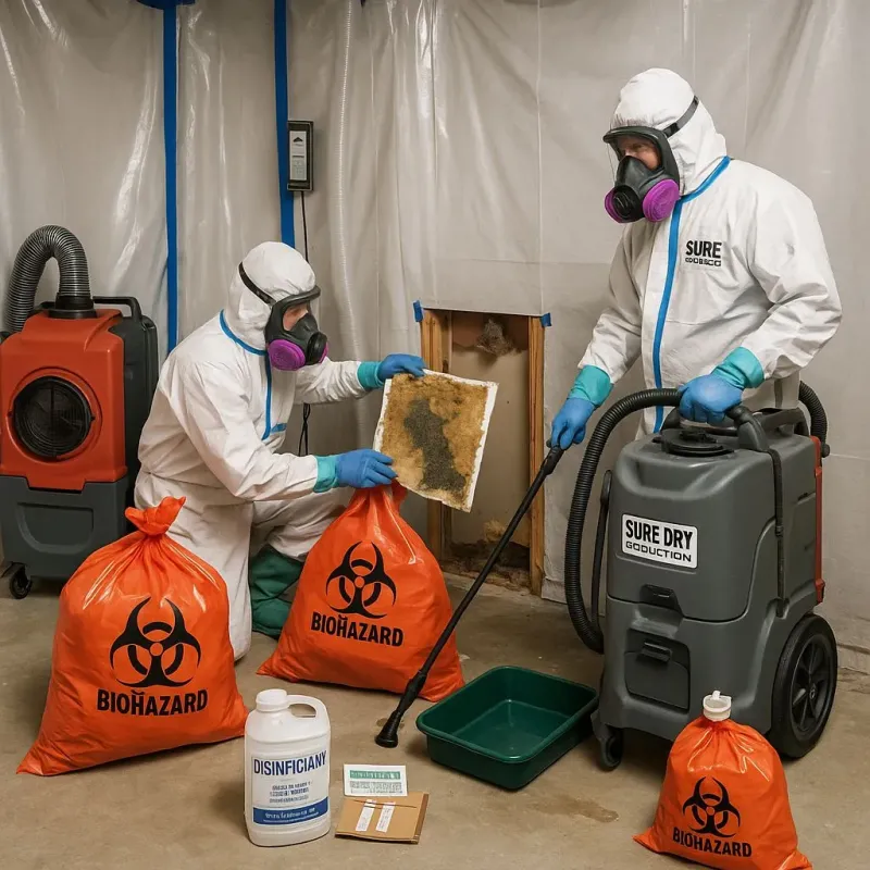 Contaminated Water Handling Protocols process in Grayson County, TX