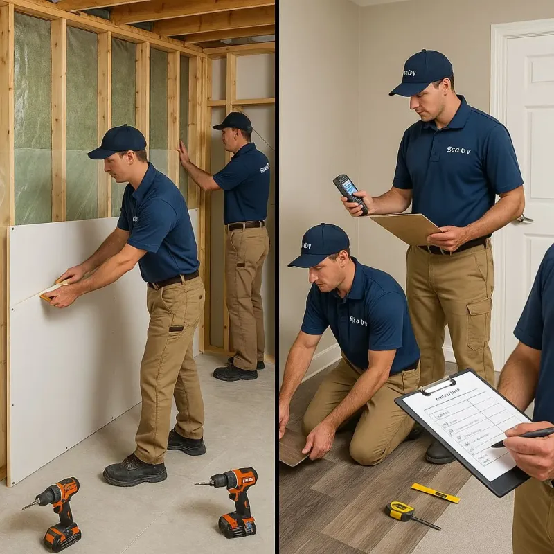 Repairs and Reconstruction process in Grayson County, TX