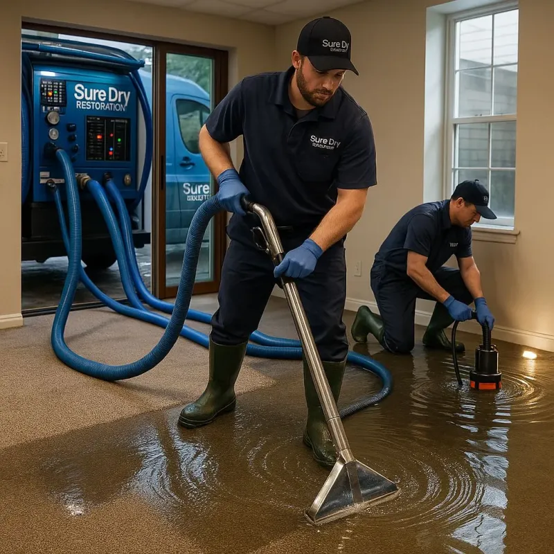 Water Extraction and Removal process in Grayson County, TX